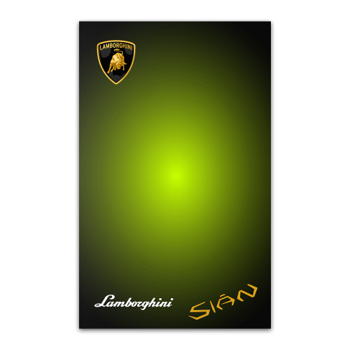 Рамка настенная для конструктора Lamborghini Sian