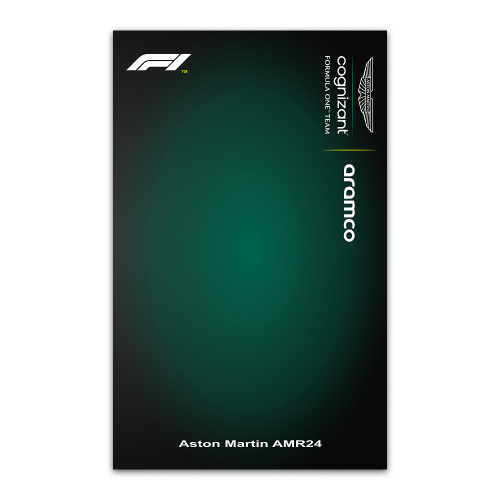 Рамка настенная для конструктора Aston Martin F1 Aramco AMR25 