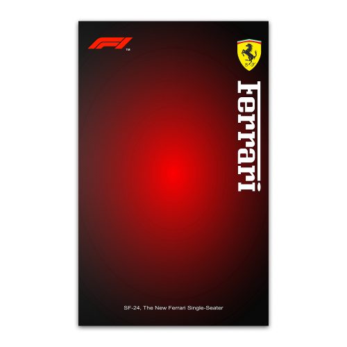 Рамка настенная для конструктора Ferrari F1 SF-24