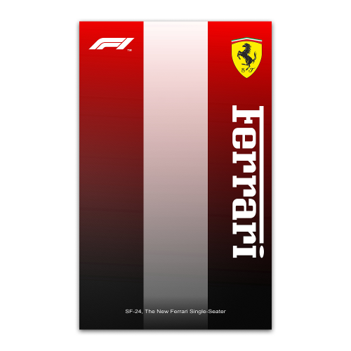 Рамка настенная для конструктора Ferrari F1 SF-24