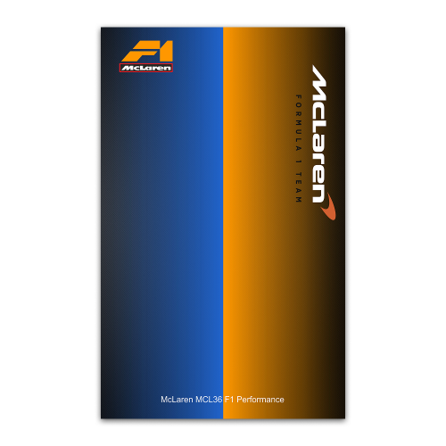 Рамка настенная для конструктора McLaren F1 MCL36