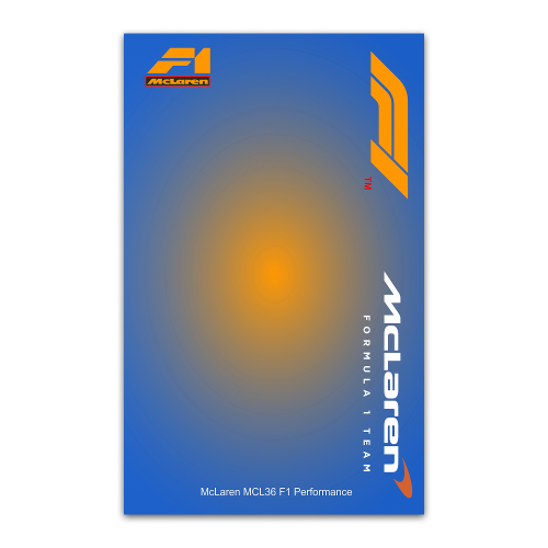 Рамка настенная для конструктора McLaren F1 MCL36