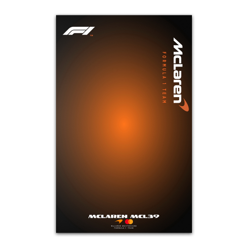 Рамка настенная для конструктора McLaren F1 MCL39