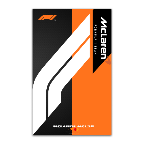 Рамка настенная для конструктора McLaren F1 MCL39