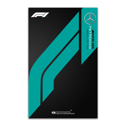 Рамка настенная для конструктора F1 Mercedes AMG Petronas