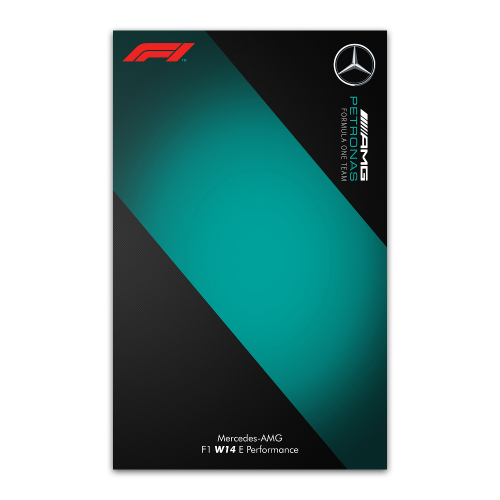 Рамка настенная для конструктора F1 Mercedes AMG Petronas W14