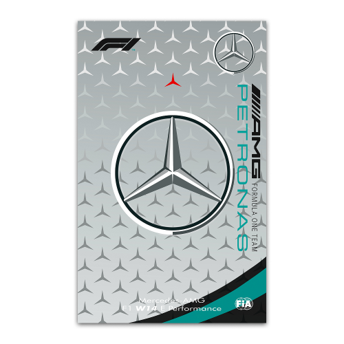 Рамка настенная для конструктора F1 Mercedes AMG Petronas W14