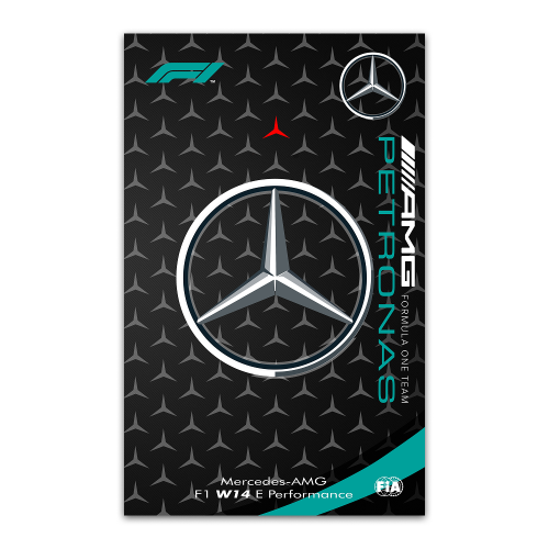 Рамка настенная для конструктора F1 Mercedes AMG Petronas W14