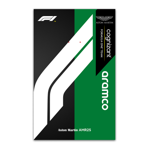 Рамка настенная для конструктора Aston Martin F1 Aramco AMR25