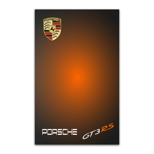Рамка настенная для конструктора Porsche GT3 RS